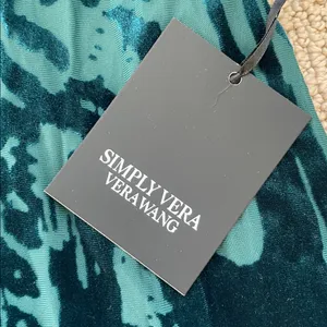 Simply Vera Vera Wang Teal Long Sleeve Top thumbnail 6
