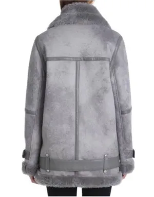 Avec Les Filles Faux Leather Motto Jacket thumbnail 2