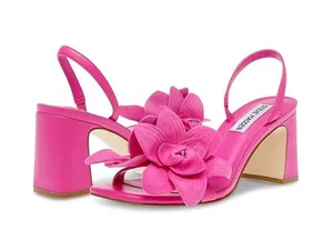 Steve Madden Fuchsia Floral Farrie Heeled Sandals thumbnail 1