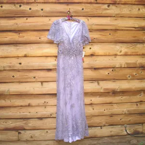 Mac Duggal $798 67493 Womens VINTAGE FLUTTER SLEEVE EVENING GOWN Dress thumbnail 6