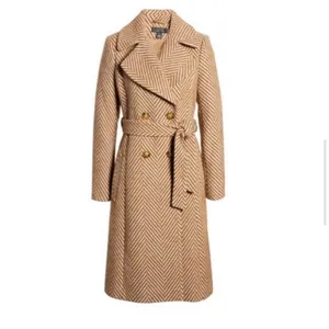 Halogen Atlantic x Pacific Herringbone Belted Coat thumbnail 4