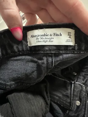 Abercrombie and Fitch black jeans thumbnail 3
