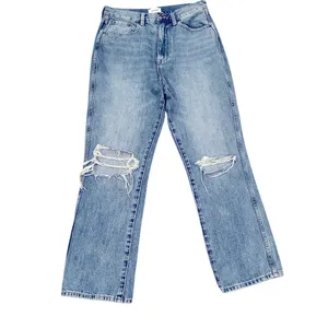 Pistola Revolve High Waisted Rise Distressed Denim Blue Jeans 29 thumbnail 2