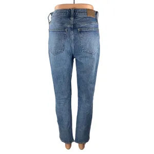 Madewell The Perfect Vintage Women's Blue Straight High Rise Denim Jeans Size 25 thumbnail 4