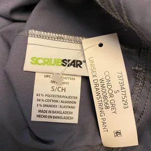 Scrubstar Nwt Unisex size small scrub pants thumbnail 3