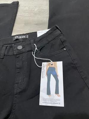 Black High Rise Bootcut Jeans. Size 27 thumbnail 5