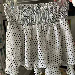 Altar'd State Black and White Polka Dot Full Skirt thumbnail 2