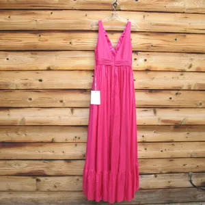 MAC DUGGAL 67835 Pink Taffeta High Low Ruffle Gown Dress thumbnail 10