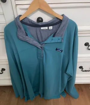 L.L.Bean Blue Pullover thumbnail 1