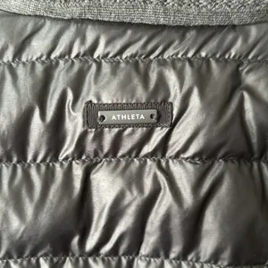 Athleta‎ Womens Wool Knit Sweater Sleeve Goose Down Filled Puffer Jacket thumbnail 6