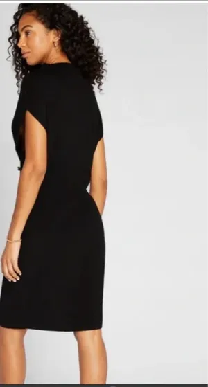 Club Monaco Abhy Sweater Dress in black thumbnail 2