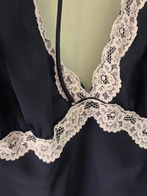 Princess Polly Jaron Mini Dress Navy Curve NWT thumbnail 3