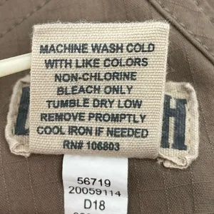 Duluth Trading Heirloom Gardening Overall Shorts Taupe Tan Homestead Work Size S thumbnail 6