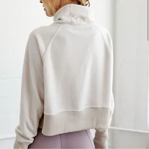 FREE PEOPLE MOVEMENT BY FP‎ Westlake Pullover Sweatshirt Cream White Small thumbnail 2