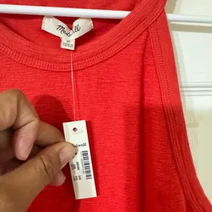 Chic NWT Women's Madewell high neck ribbed tank M OLDSTOCK SOLD‎ OUT thumbnail 4