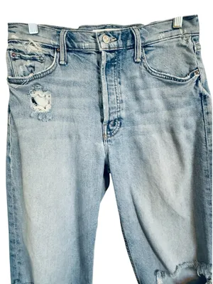 MOTHER Superior The Tomcat The Confession Distressed Women’s Size 29 High Rise thumbnail 4
