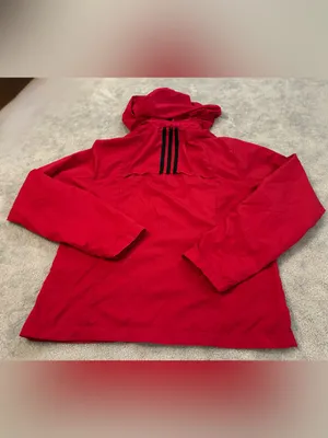 Women’s Adidas Pink Hooded Zip up Jacket Size Medium thumbnail 8