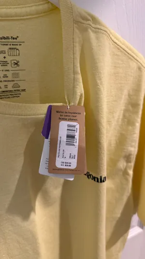 Patagonia Yellow Tee thumbnail 4