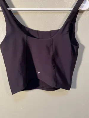 Old Navy Women’s Size Small Longline Sports Bra PowerSoft Light Support Go-Dry thumbnail 8