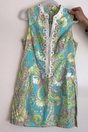 Lilly Pulitzer Multicolor Paisley Mini Dress thumbnail 1