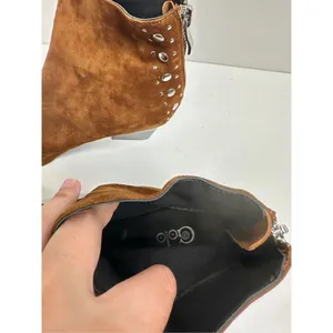 Golo Western Boots Womens Size 10 Nila Brown Pointed‎ Toe Suede Ankle Booties thumbnail 9