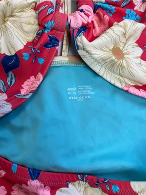 NWT Aerie Ring Bandeau Cheeky One Piece Swimsuit size XL thumbnail 6