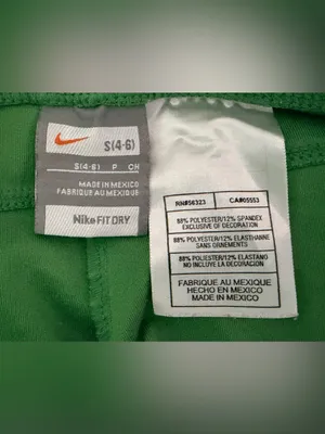 NIKE Vintage dri fit athletic shorts size Small y2k green thumbnail 9