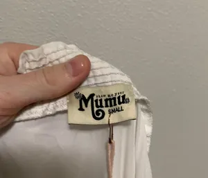 Show Me Your Mumu NEW Hacienda White Maxi Dress thumbnail 6