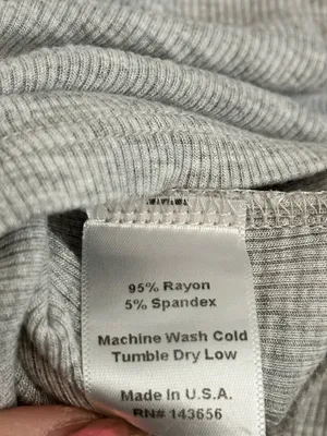 Joah Brown Cropped Ribbed Crew Neck XS/S thumbnail 4