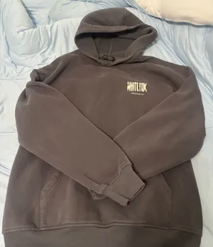 White Fox Grey Hoodie thumbnail 1