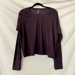 NWT Beyond Yoga Featherweight Daydreamer Pullover L Dark Brown thumbnail 7