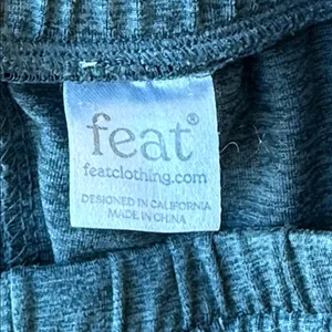 NWOT feat Roam Joggers Heathered blue gray size S thumbnail 12