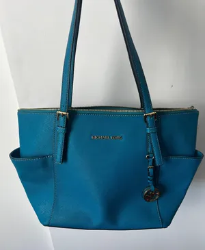 Blue  Satchel Tote thumbnail 1