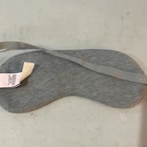 Victorias Secret Red plaid patterned sleep mask thumbnail 2