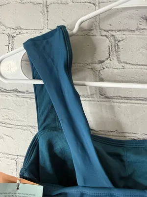 NWT shade and shore Teal One-Piece Swimsuit - Solid Wide-Strap Design small 4-6 thumbnail 9