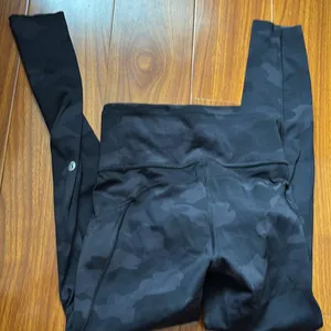 Lululemon Fast & Free Black Camo High Rise Legging thumbnail 4