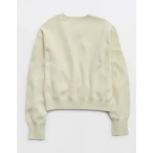 Aerie Cropped Crew Sweater thumbnail 2