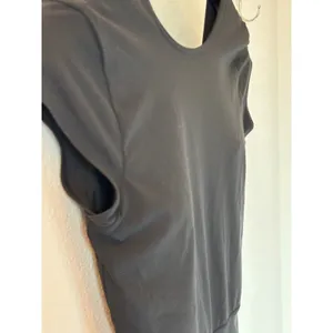 JoyLab Womens Black‎ Short Sleeve Scoop Back Athletic Jumpsuit Straight Leg thumbnail 7