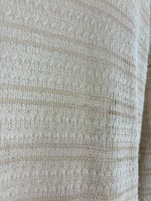 Anthropologie cream longline textured open knit duster cardigan thumbnail 5