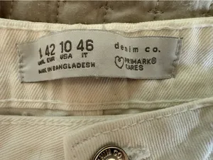 White denim shorts thumbnail 3