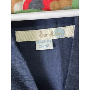 Boden Navy Floral Sleeveless Sheath Dress Whimsical Botanical Cottagecore Preppy thumbnail 5