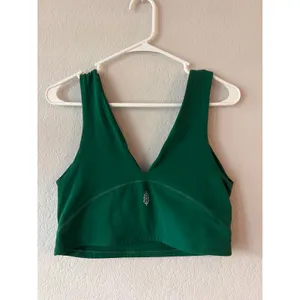 Free People Movement Never Better Deep V Crop Top thumbnail 4
