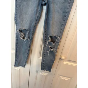 American Eagle‎ Super Stretch Distressed Jeggings Size 6 Short thumbnail 4