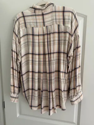Free People Plaid Top thumbnail 2