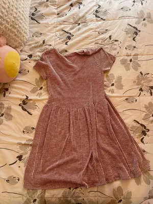 TJ Maxx Pink Striped T-shirt Dress thumbnail 2
