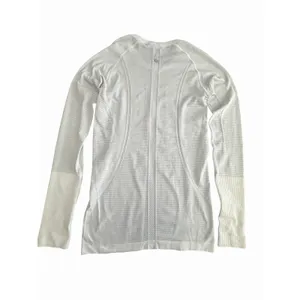 Lululemon Swiftly Womens Size 6 White Top Tech Long Sleeve Activewear #JJJ4-3 thumbnail 6