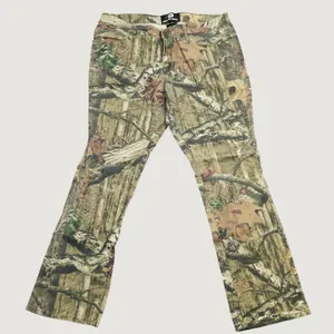 Mossy Oak Camo Pants Womens 12 Green Break-Up Infinity Stretch Cotton Trousers thumbnail 1