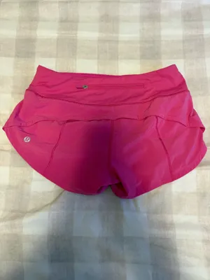 Lululemon Sonic Pink Speed Shorts 2.5" thumbnail 2