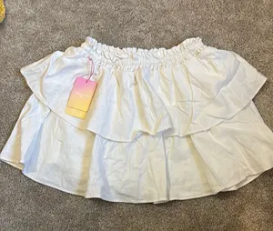 Stoney Clover Lane Target White Ruffle Skirt thumbnail 1