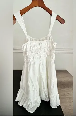 Mini White Dress thumbnail 4
